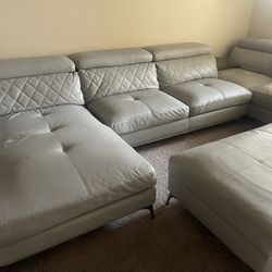 Leather Couch 