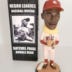 SATCHEL PAIGE Bobblehead 2003 Negro Leagues Museum KANSAS CITY MONARCHS HY-Vee Limited Edition