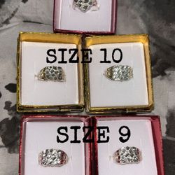 Silver Nugget Rings 