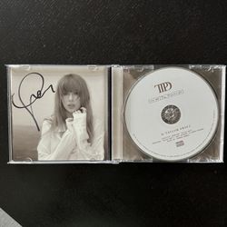 Taylor Swift Tortured Poets Department (TTPD) Signed autographed CD