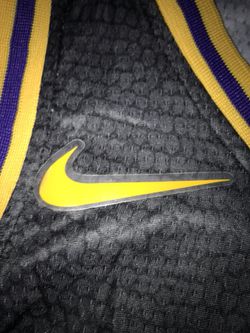 Men's Los Angeles Lakers Black Mamba Edition- All Stitched