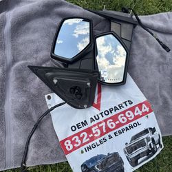 2015 2017 2018 2019 Chevrolet high Chevy Silverado GMC Sierra Denali Front chrome side door mirrors