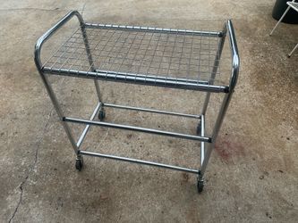 Metal rolling cart