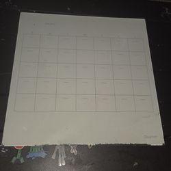Dry Erase Calendar Board 