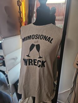 Mimosional Wreck Graphic Sleeveless Tank Top