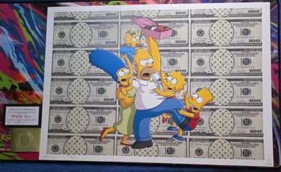 This is an original banksy print. This is not fake or counterfeit.
