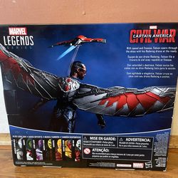 2015 Marvel Legends Series Falcon with Flight Tech & Redwing