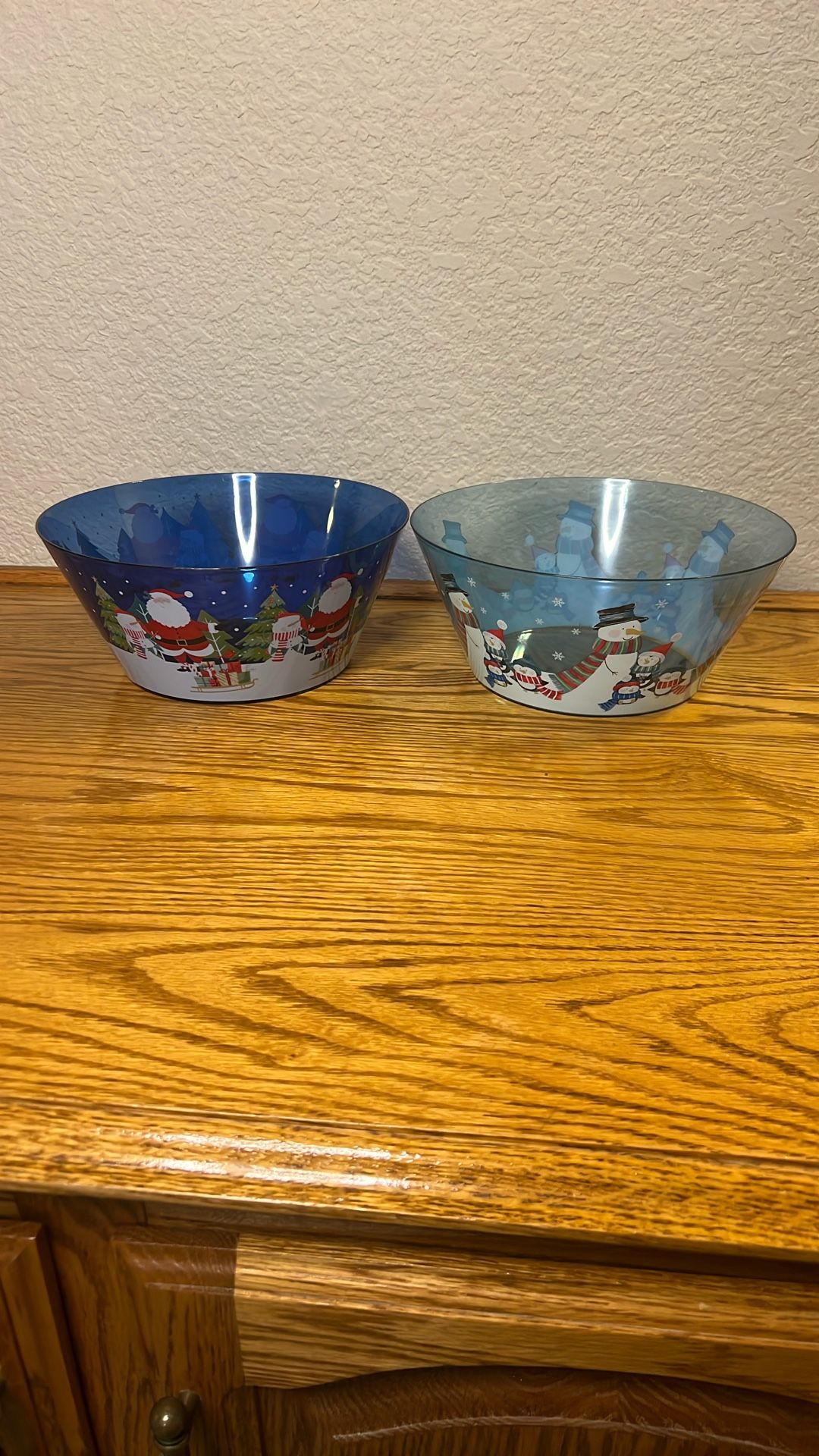 Christmas Plastic Bowls