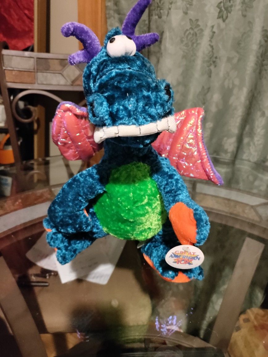 Multicolor The Great American Toy Company Dragon Plush