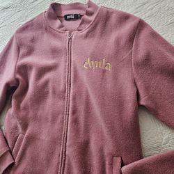 Mexican CHICANO latino Mitú Brand Sweater Jacket XL pink w/gold CHULA