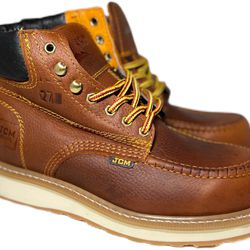 Botas De Trabajo De Piel /leather Work Boots 