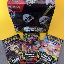 Pokemon Perfect Order Booster Box! Plus Extra Packs!