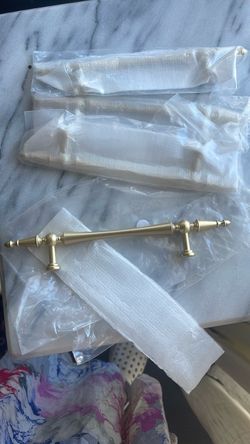 Brushed Gold Cabinet Drawer Pulls