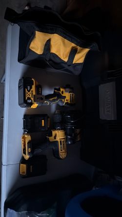 Dewalt drill and batteries