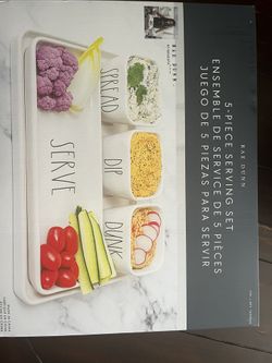 5 Pieces Serving Set Rae Dunn