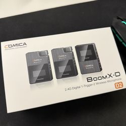 COMICA BoomX-D2 Wireless Lavalier Microphone 