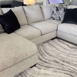 [OM] 🟪 Only $45 initial then take it home 🏡 Brand New  Megginson 2 Piece Sectional 