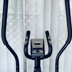 Gymax Magnetic Elliptical Machine Trainer Smooth Quiet Driven for Home Gym Exercise