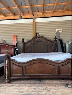 King size bed frame mattresses in box spring