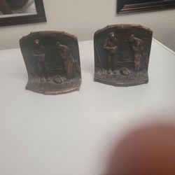 Heavy Antique Bookends