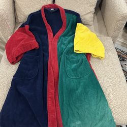  Vintage Terry Cloth Context Robe