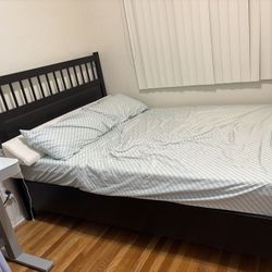PRICE reduce- -  Full size bed frame with mattress