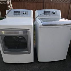 Lg washer and dryer set electric Lavadora