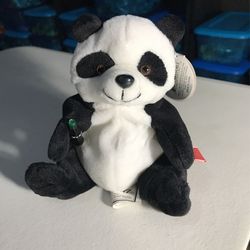 1999 Coca-Cola International CHINA - ZONGSHI The PANDA Bean Bag Plush 5.5"