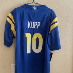 Rams Blue Jersey Kupp 10 Fully Stitched 