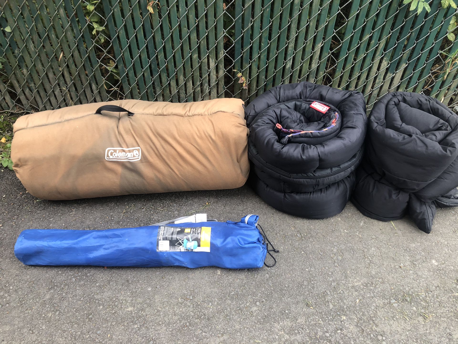 Coleman sleeping bags and more