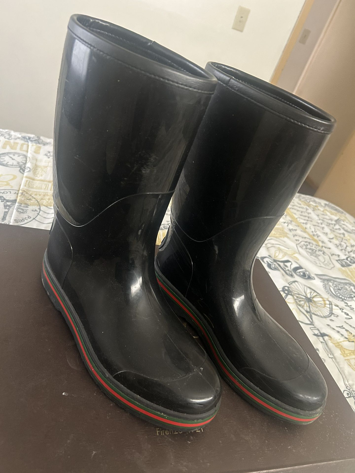 Gucci Rain Boots Size 10