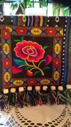 Mexican Morral Cross Body Bag