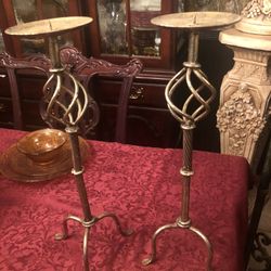 Antique Candle Sticks 