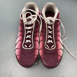 Nike Air Max Plus sneakers In The dark Beetroot and Tn Branding on the heel