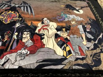 Rare Vintage Disney Exclusive Villains Beach Towel - New