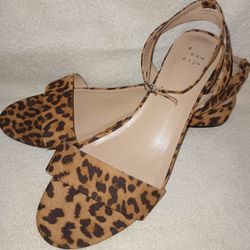 Animal Print Dress Sandals 