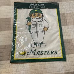 Masters Gnome Caddie Garden Flag 