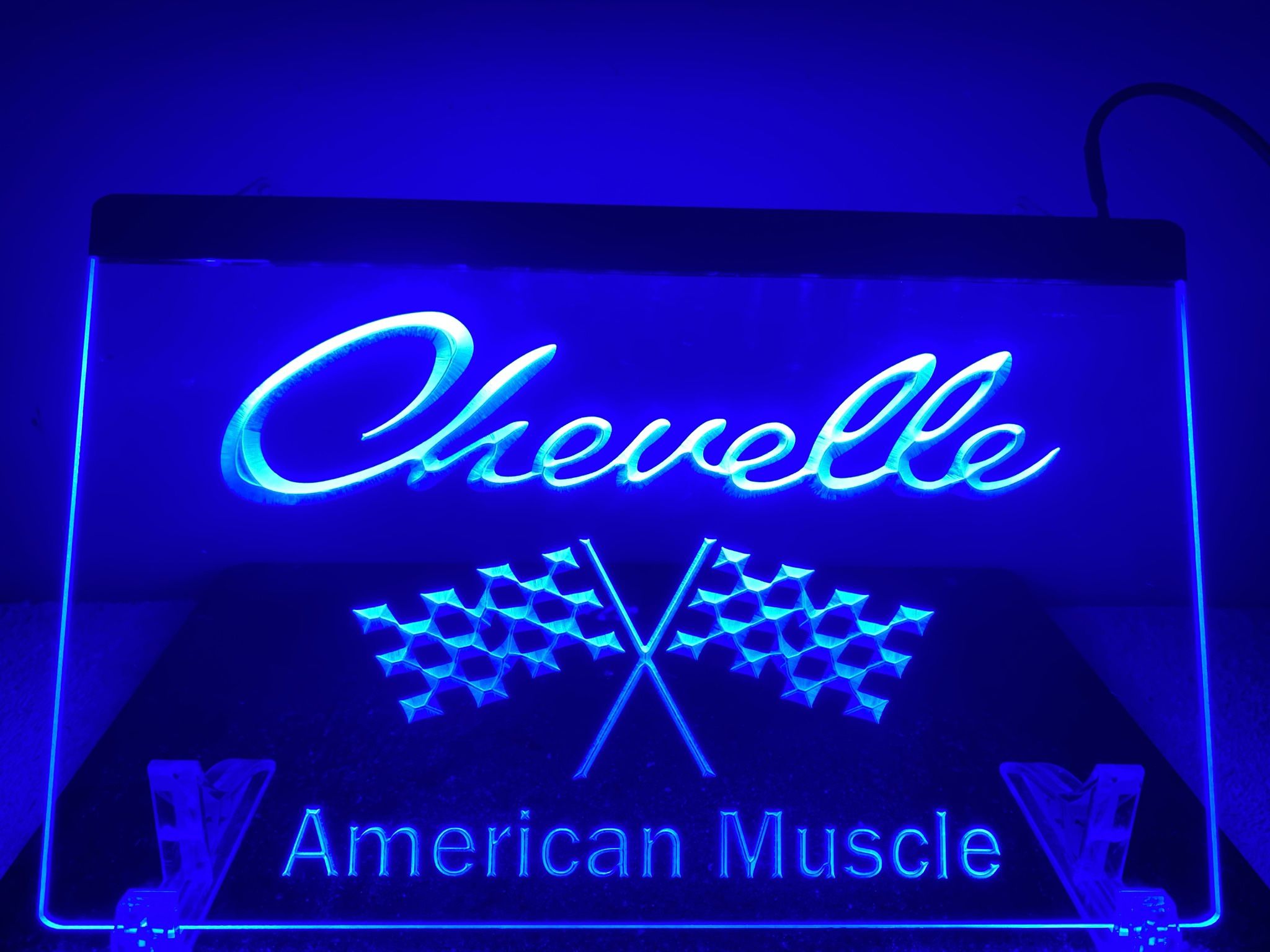 Chevy Chevelle Lighted Sign (8”x12”)