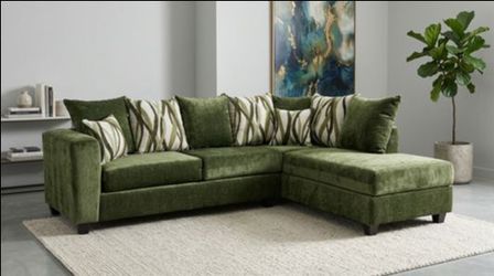 Sectional moderno color verde