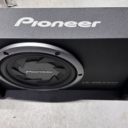 Pioneer TS-SWX251 Compact sealed enclosure with one 10" shallow-mount sub