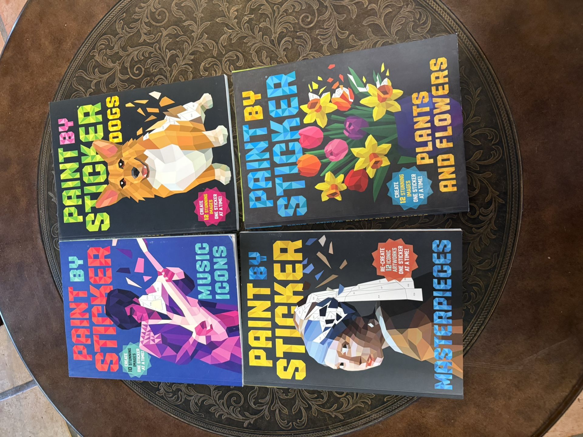 Adult Paint By Sticker Books