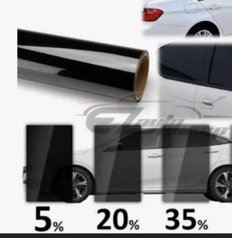 3 big rolls of tint film