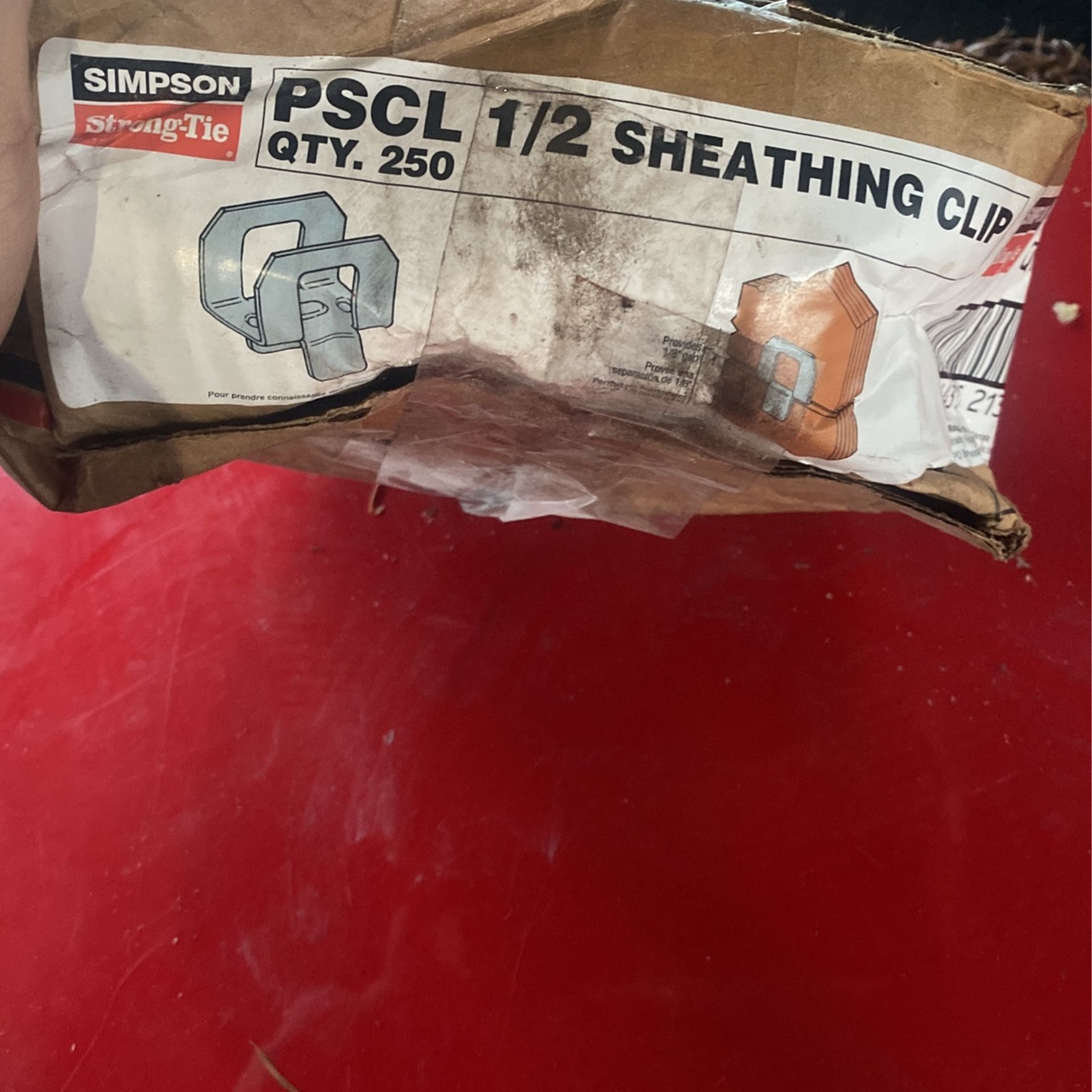 Framing Simpson Sheathing Clips 250 Qty