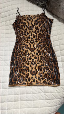 Leopard dress size M