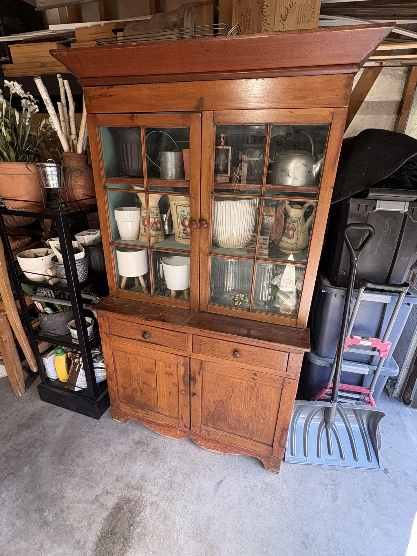 Antique Farmhouse Hutch