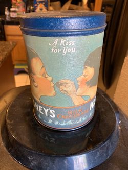 Hershey’s Kiis Vintage Collectible Metal Canister