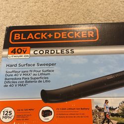 Black Decker Hard Surface Sweeper