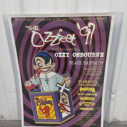 1997 OZZFEST Search Poster $45