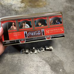 Coca-Cola Tin And Pewter Mini Train 