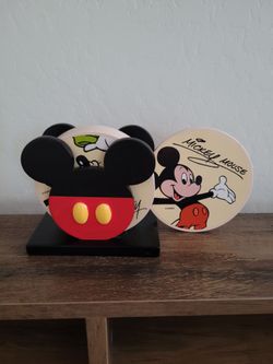 Mickey And Friends Ceramic Coaster Set